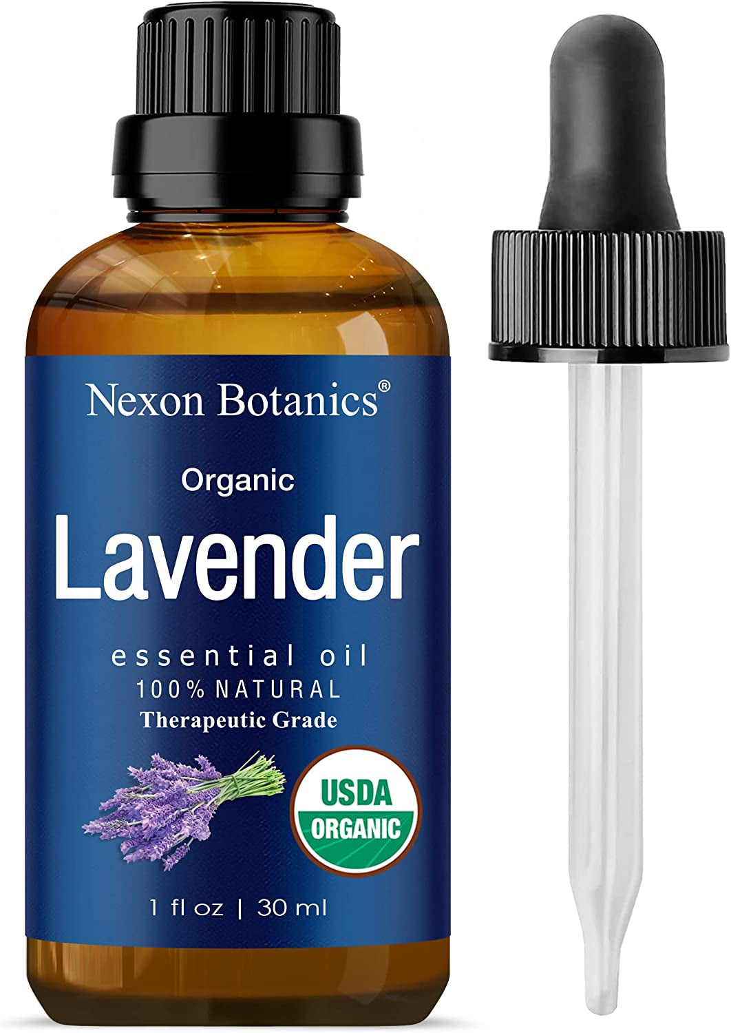 Organic Lavender Essential Oil 30 Ml - Natural Lavender Oil Essential Oil for Diffuser, Aromatherapy, Hair Care, Skin Care, Sleep - Aceite De Lavanda Organico - Organic Lavender Oil -