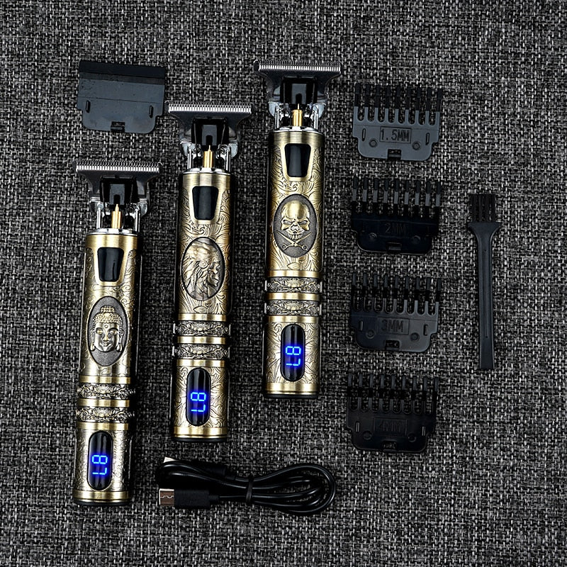 2023 Electric Hair Clipper Hair Trimmer for Men Rechargeable Electric Shaver Beard Barber Hair Cutting Machine for Men Hair Cut